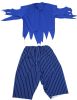 Kids Costumes to Hire - Pirate - Blue top & stripe blue pants - CHILD